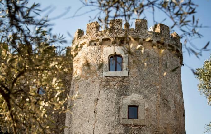 Casa Rural Castillo De Caces Eksteriør bilde